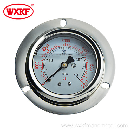 100mm diameter Industrial bimetal pressure gauges